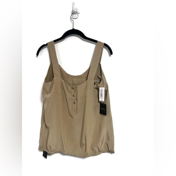 NWT Talula Babaton silk camisole tank, tan, size large - Picture 7 of 7